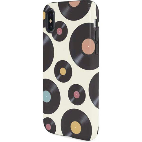 Colorful Records iPhone XS Pro Case
