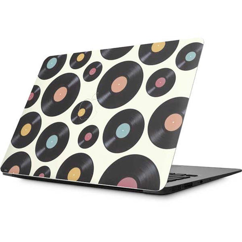 Colorful Records Apple MacBook Skin