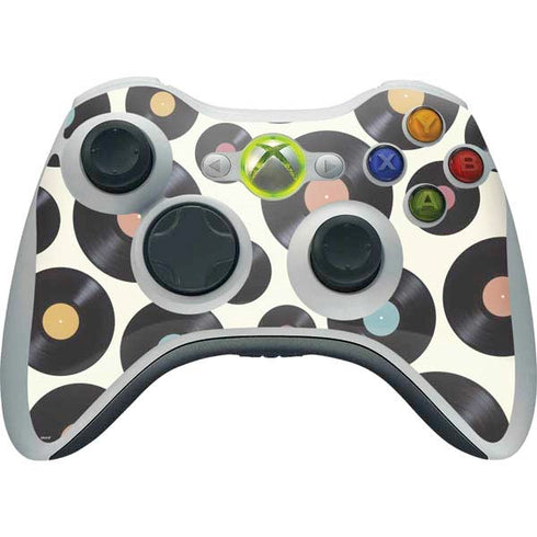 Colorful Records Xbox 360 Wireless Controller Skin