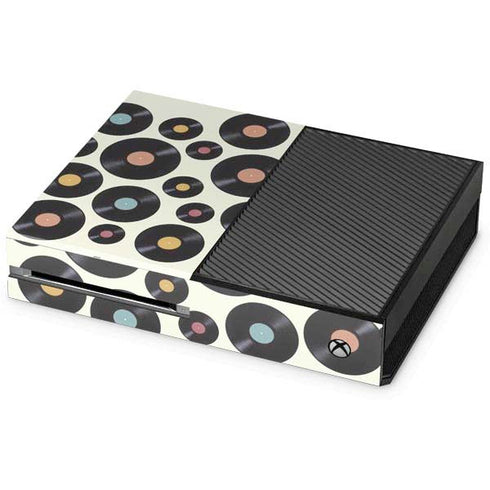 Colorful Records Xbox One Console Skin