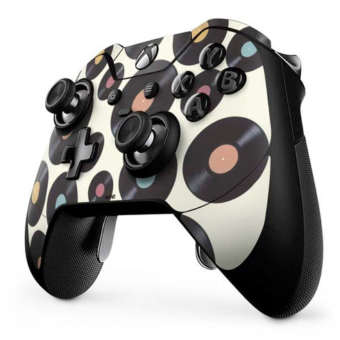 Colorful Records Xbox One Elite Controller Skin