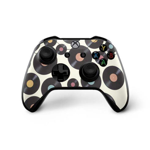 Colorful Records Xbox One X Controller Skin