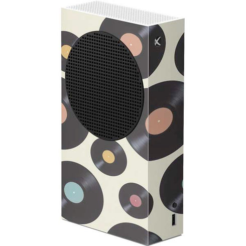 Colorful Records Xbox Series S Console Skin
