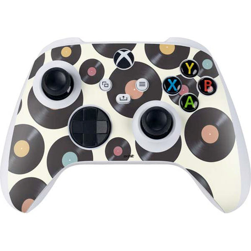 Colorful Records Xbox Series S Controller Skin