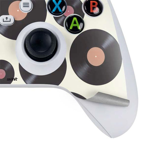 Colorful Records Xbox Series S Controller Skin