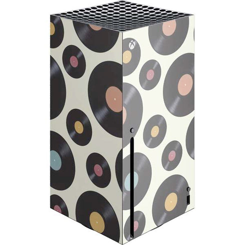 Colorful Records Xbox Series X Console Skin