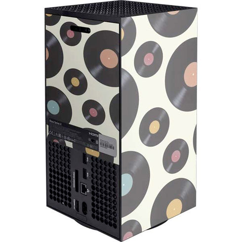 Colorful Records Xbox Series X Console Skin