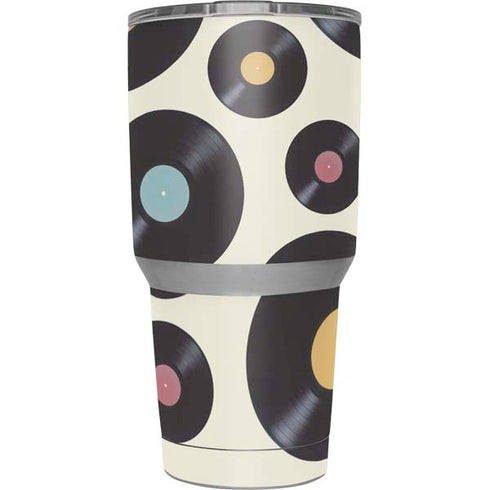 Colorful Records Yeti 30oz Rambler Tumbler Skin