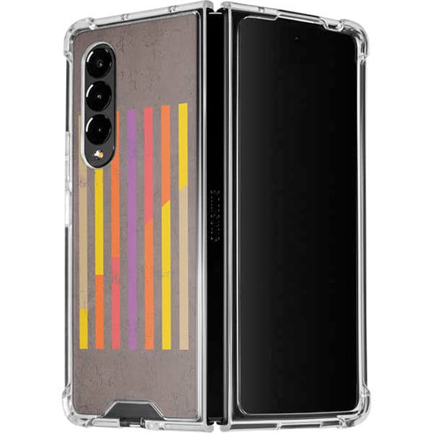 Colors of Spring Galaxy Z Fold4 5G Clear Case