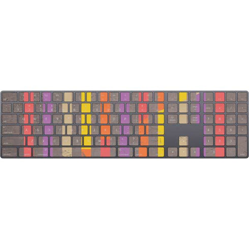 Colors of Spring Magic Keyboard with Numeric Keypad Skin