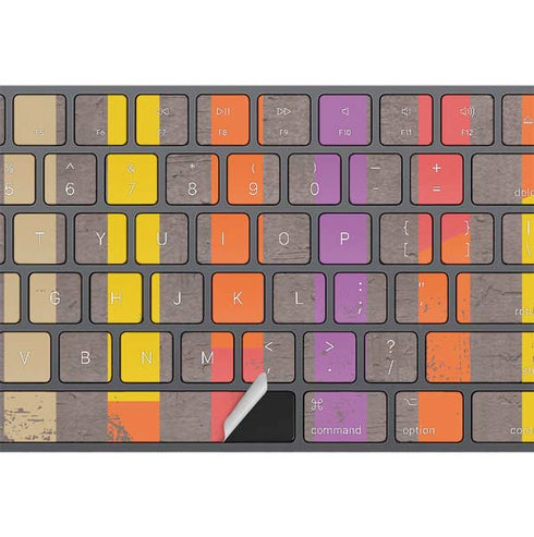 Colors of Spring Magic Keyboard with Numeric Keypad Skin