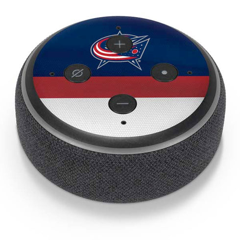 NHL Columbus Blue Jackets Alternate Jersey Amazon Echo Dot Skin