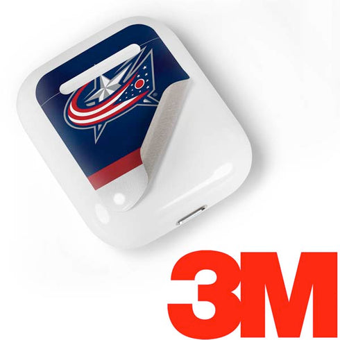 NHL Columbus Blue Jackets Alternate Jersey Apple AirPods Skin