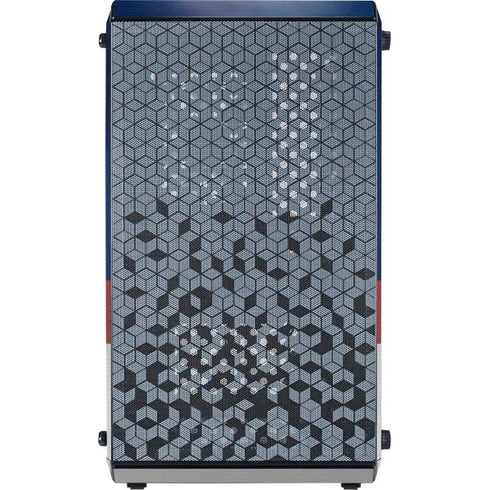 NHL Columbus Blue Jackets Alternate Jersey Cooler Master MasterBox Q300L Mini Tower Skin