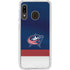 NHL Columbus Blue Jackets Alternate Jersey Galaxy A20 Clear Case