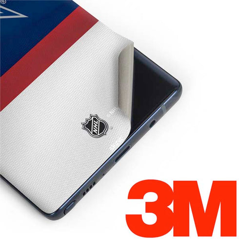 NHL Columbus Blue Jackets Alternate Jersey Galaxy Note 9 Skin