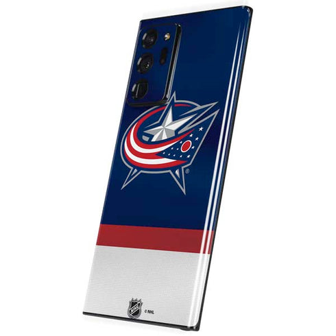 NHL Columbus Blue Jackets Alternate Jersey Galaxy Note20 Ultra 5G Skin