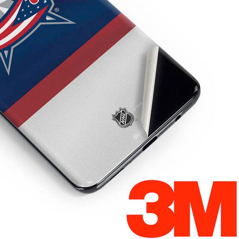 NHL Columbus Blue Jackets Alternate Jersey Galaxy S10 Skin