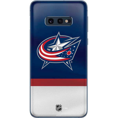 NHL Columbus Blue Jackets Alternate Jersey Galaxy S10e Skin