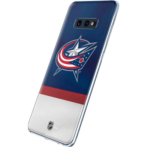 NHL Columbus Blue Jackets Alternate Jersey Galaxy S10e Skin