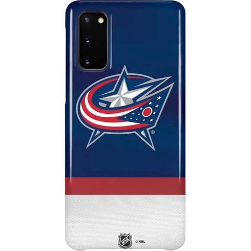 NHL Columbus Blue Jackets Alternate Jersey Galaxy S20 Lite Case
