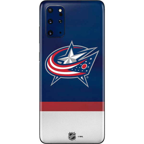 NHL Columbus Blue Jackets Alternate Jersey Galaxy S20 Plus Skin