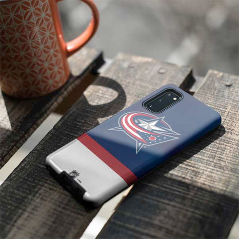 NHL Columbus Blue Jackets Alternate Jersey Galaxy S20 Pro Case