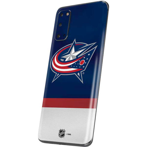 NHL Columbus Blue Jackets Alternate Jersey Galaxy S20 Skin