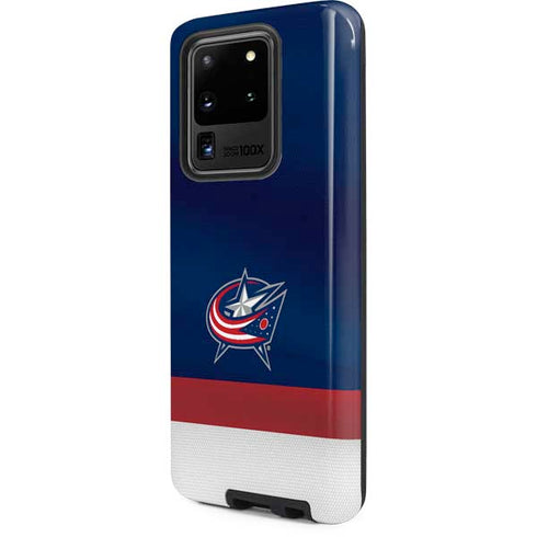 NHL Columbus Blue Jackets Alternate Jersey Galaxy S20 Ultra 5G Pro Case
