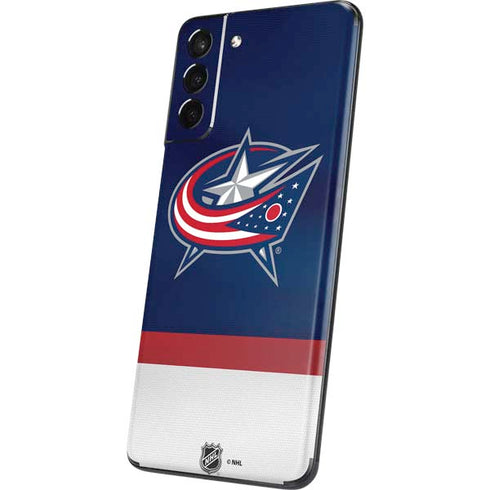NHL Columbus Blue Jackets Alternate Jersey Galaxy S21 5G Skin