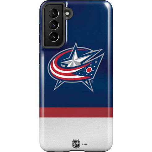 NHL Columbus Blue Jackets Alternate Jersey Galaxy S21 Plus 5G Pro Case