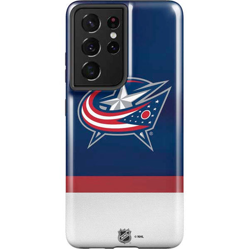 NHL Columbus Blue Jackets Alternate Jersey Galaxy S21 Ultra 5G Pro Case