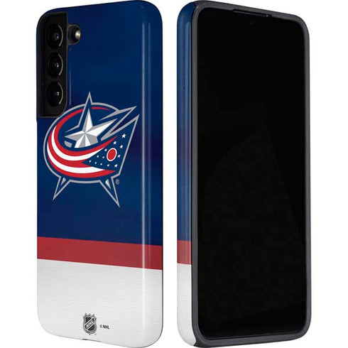 NHL Columbus Blue Jackets Alternate Jersey Galaxy S22 Plus Pro Case