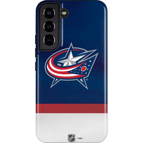 NHL Columbus Blue Jackets Alternate Jersey Galaxy S22 Pro Case