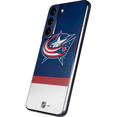 NHL Columbus Blue Jackets Alternate Jersey Galaxy S22 Skin