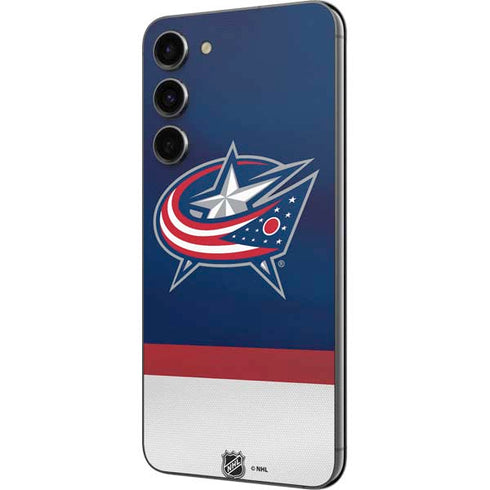 NHL Columbus Blue Jackets Alternate Jersey Galaxy S23 Plus Skin