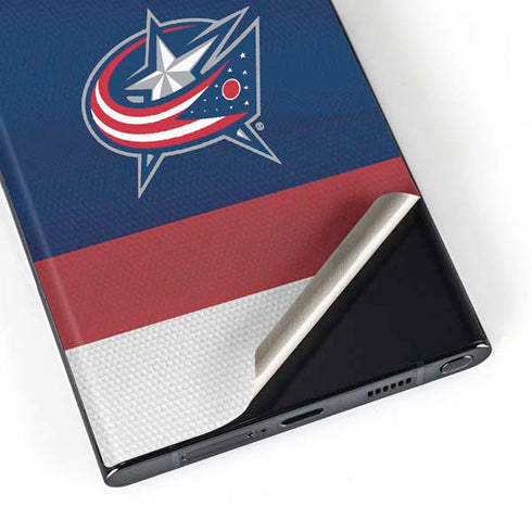 NHL Columbus Blue Jackets Alternate Jersey Galaxy S23 Ultra Skin
