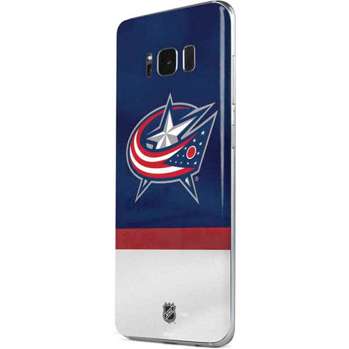 NHL Columbus Blue Jackets Alternate Jersey Galaxy S8 Skin
