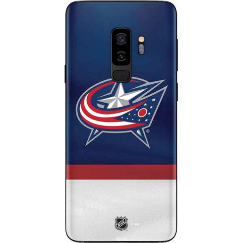 NHL Columbus Blue Jackets Alternate Jersey Galaxy S9 Plus Skin