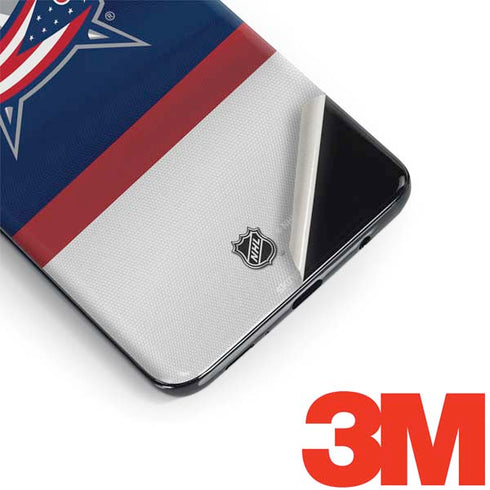 NHL Columbus Blue Jackets Alternate Jersey Galaxy S9 Plus Skin