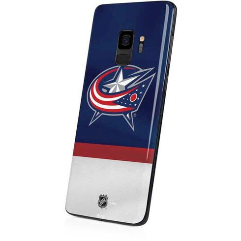 NHL Columbus Blue Jackets Alternate Jersey Galaxy S9 Skin