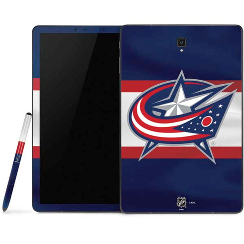 NHL Columbus Blue Jackets Alternate Jersey Samsung Galaxy Tab Skin