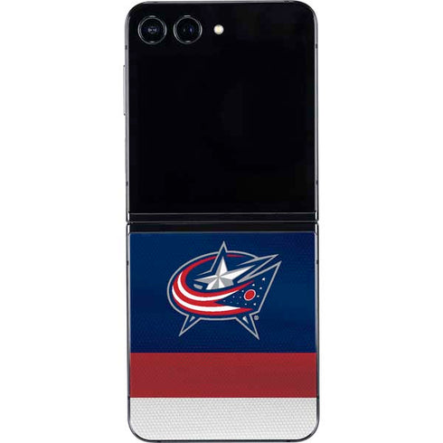 NHL Columbus Blue Jackets Alternate Jersey Galaxy Z Flip5 5G Skin