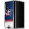 NHL Columbus Blue Jackets Alternate Jersey Galaxy Z Fold4 5G Clear Case