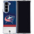 NHL Columbus Blue Jackets Alternate Jersey Galaxy Z Fold5 5G Clear Case