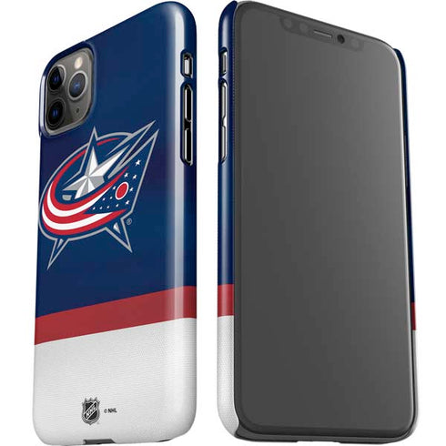 NHL Columbus Blue Jackets Alternate Jersey iPhone 11 Pro Max Lite Case