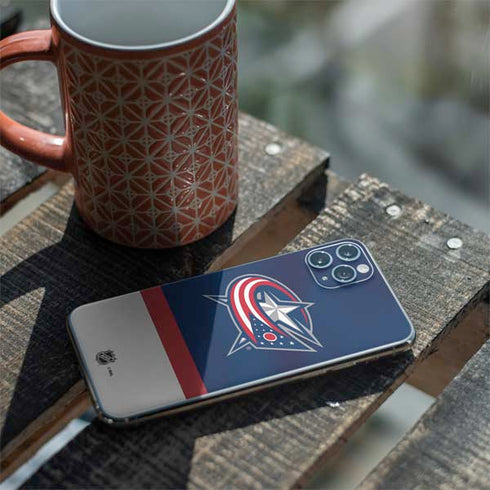NHL Columbus Blue Jackets Alternate Jersey iPhone 11 Pro Max Skin