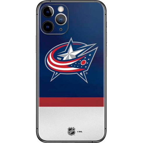 NHL Columbus Blue Jackets Alternate Jersey iPhone 11 Pro Skin