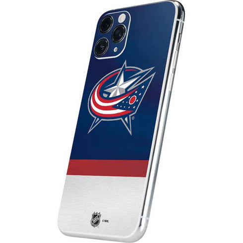 NHL Columbus Blue Jackets Alternate Jersey iPhone 11 Pro Skin