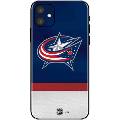 NHL Columbus Blue Jackets Alternate Jersey iPhone 11 Skin